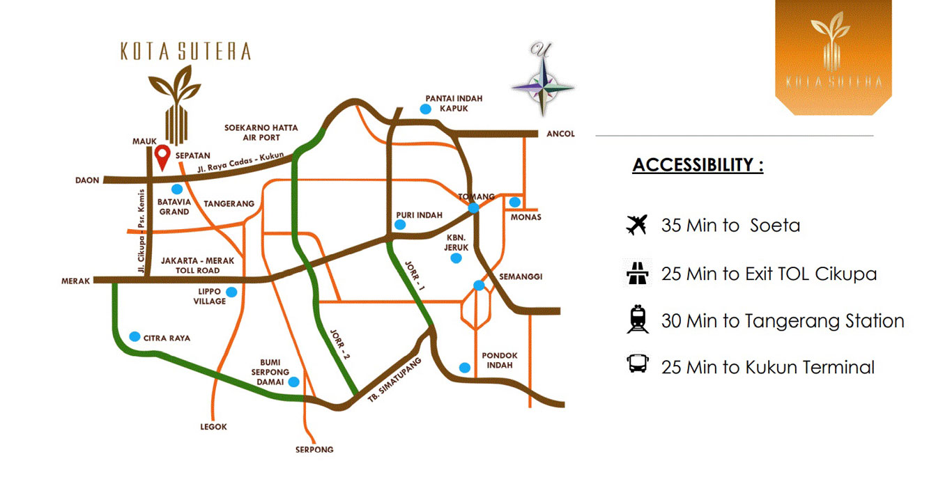 peta lokasi kota sutera
