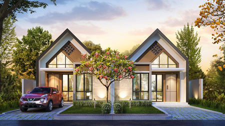 kota podomoo tenjo rumah tipe 40