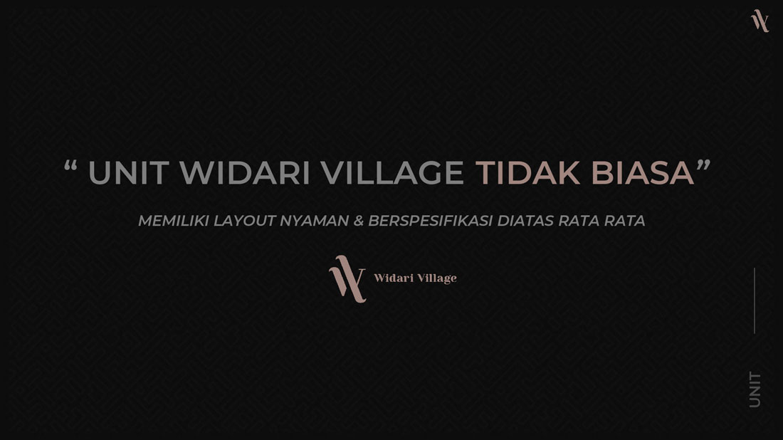 cluster widari village