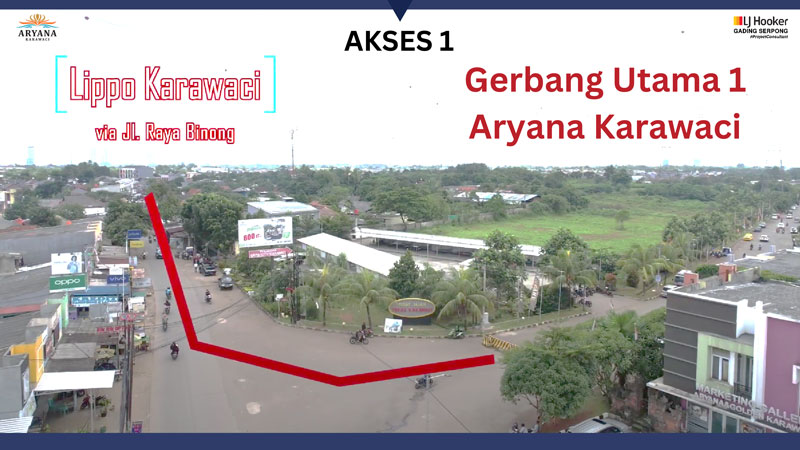 akses aryana karawaci
