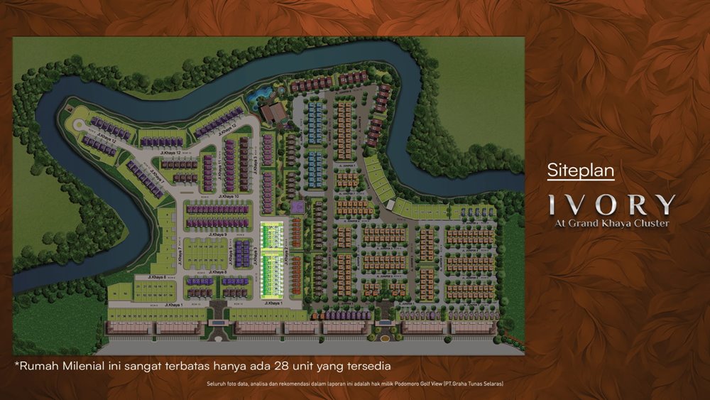siteplan cluster khaya