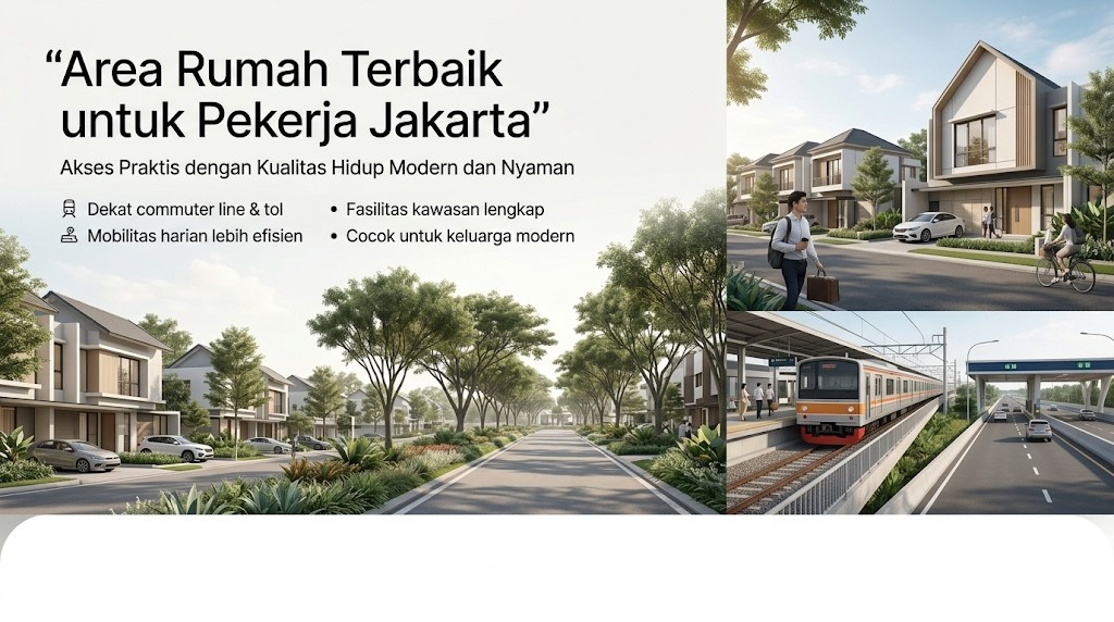 Area Rumah Terbaik untuk Pekerja Jakarta yang Cari Akses dan Kualitas Hidup