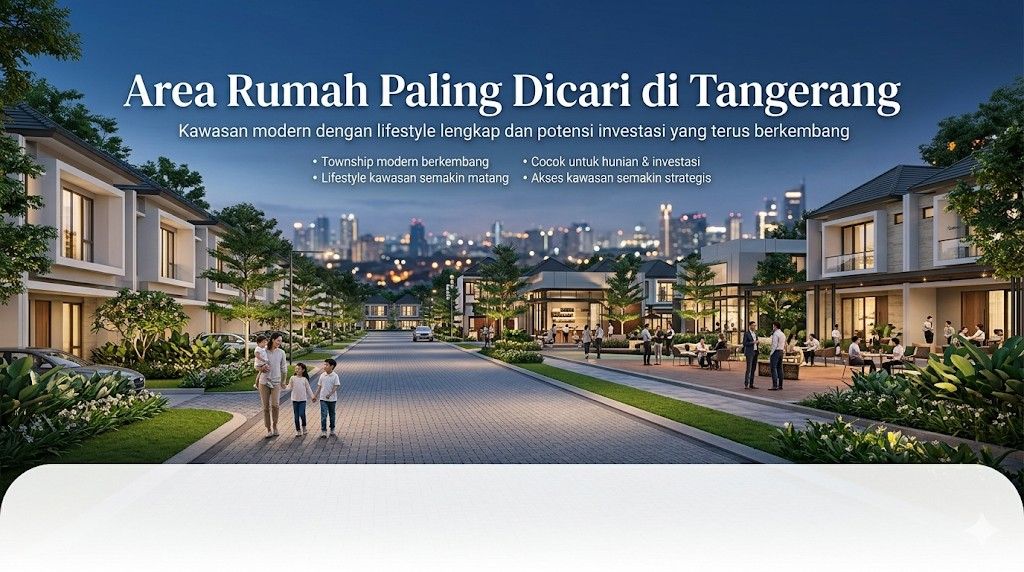 Area Rumah Paling Dicari di Tangerang untuk Hunian dan Investasi Properti
