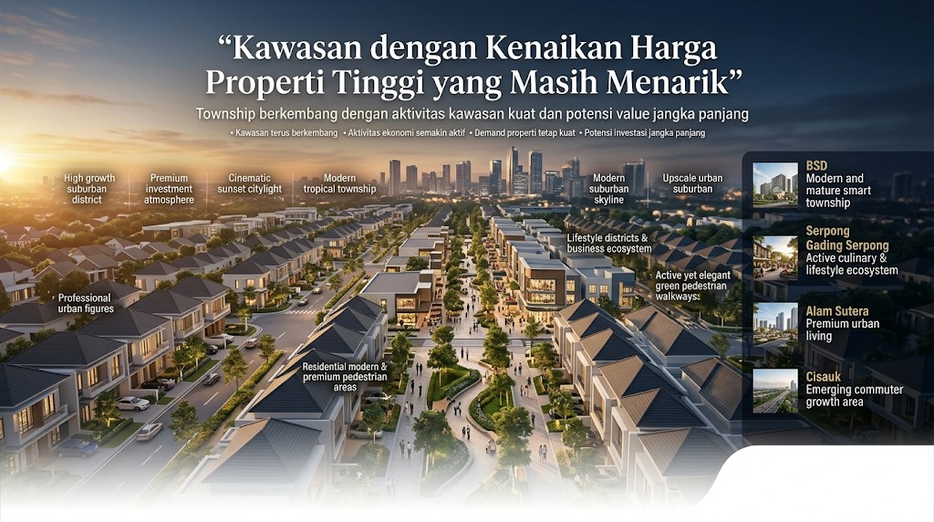 Kawasan dengan Kenaikan Harga Properti Tinggi yang Masih Menarik untuk Investasi