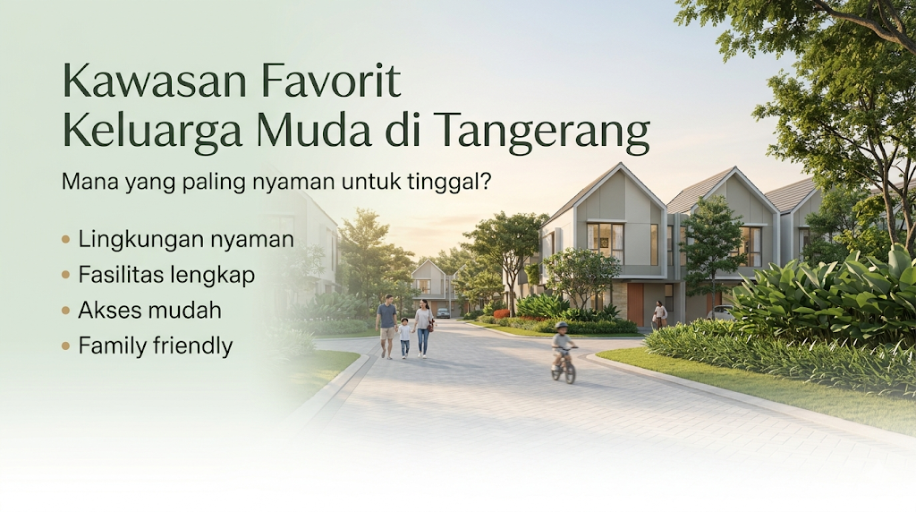 Kawasan Favorit Keluarga Muda di Tangerang, Mana yang Paling Nyaman untuk Tinggal?