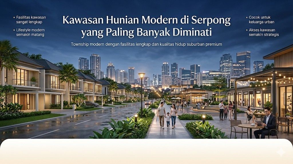 Kawasan Hunian Modern di Serpong yang Paling Banyak Diminati Saat Ini